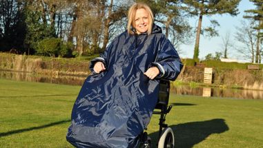 Wheelchair and Poncho