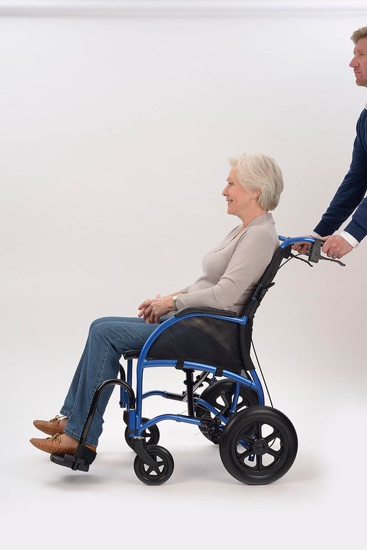 TGA Wheelchair being pushed